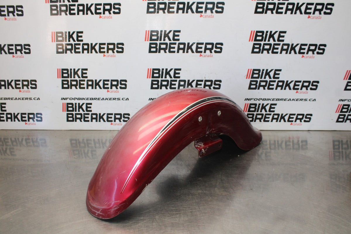 02 KAWASAKI VULCAN 800 VN800B CLASSIC FRONT WHEEL FENDER BB862