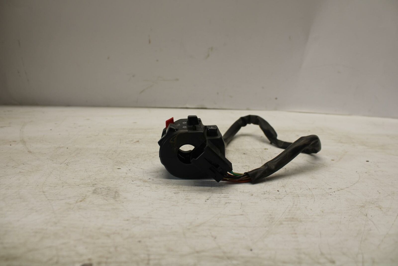 06-07 KAWASAKI NINJA 650R EX650A LEFT CLIP ON HANDLE HORN SIGNALS SWITCH BB271