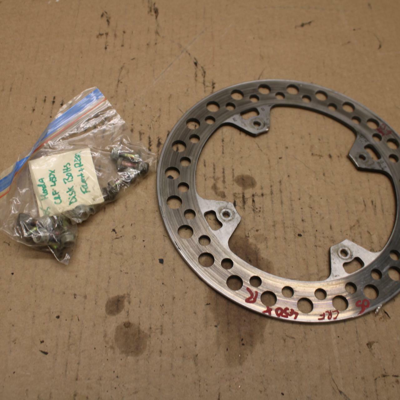 05 HONDA CRF450X REAR ROTOR BACK BRAKE DISC BB01