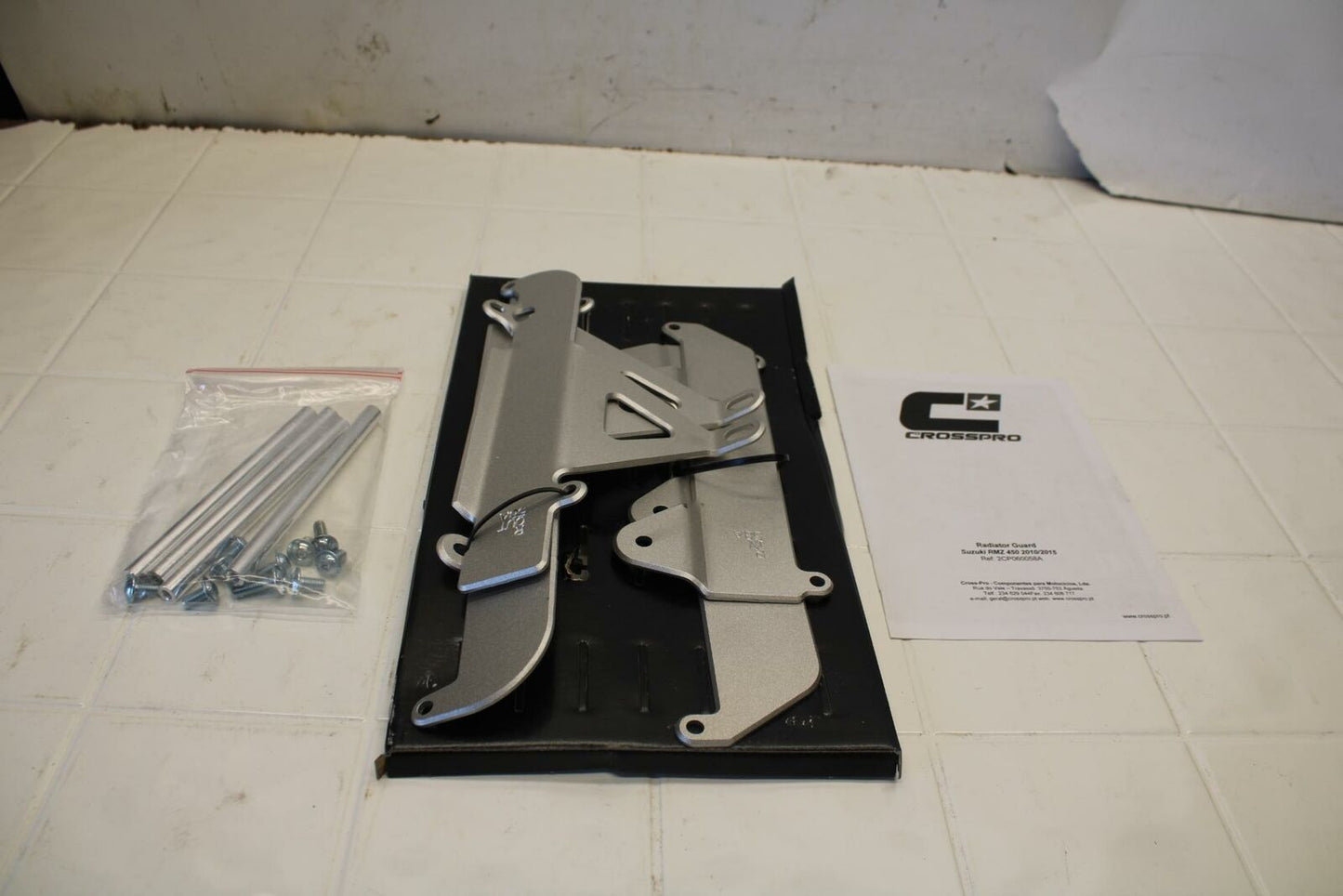 10-15 SUZUKI RMZ450 CROSSPRO RADIATOR GUARD SHIELD