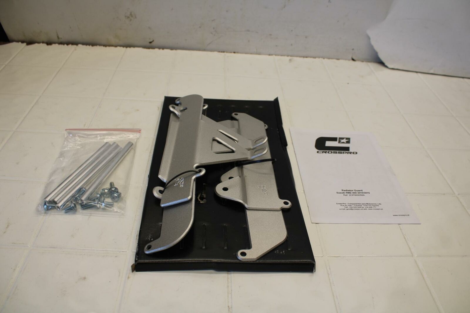 10-15 SUZUKI RMZ450 CROSSPRO RADIATOR GUARD SHIELD
