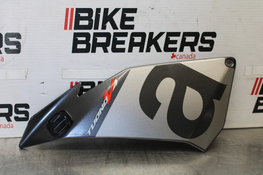 16 APRILIA TUONO V4 1100 LEFT FRONT UPPER MID SIDE FAIRING COWL PLASTIC BB905
