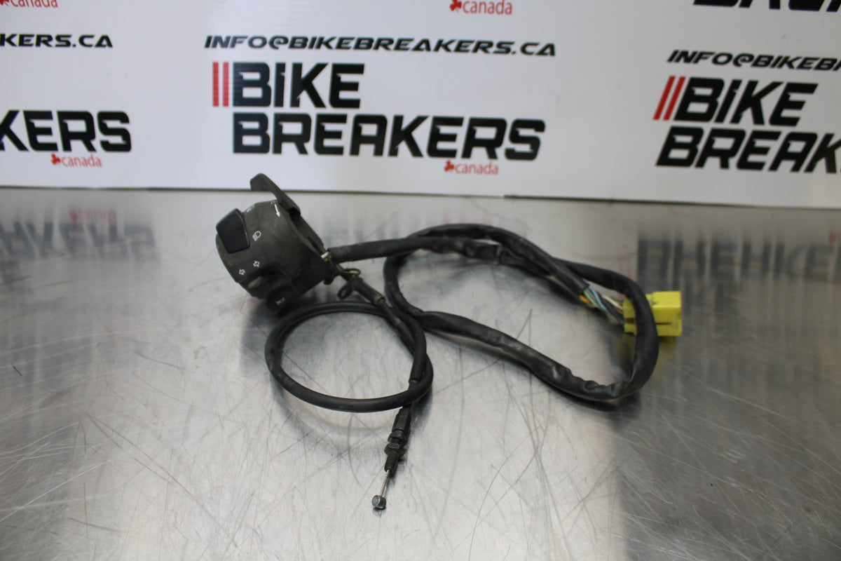 01-03 SUZUKI GSXR600 LEFT CLIP ON HANDLE HORN SIGNALS SWITCH SWITCHES  BB145