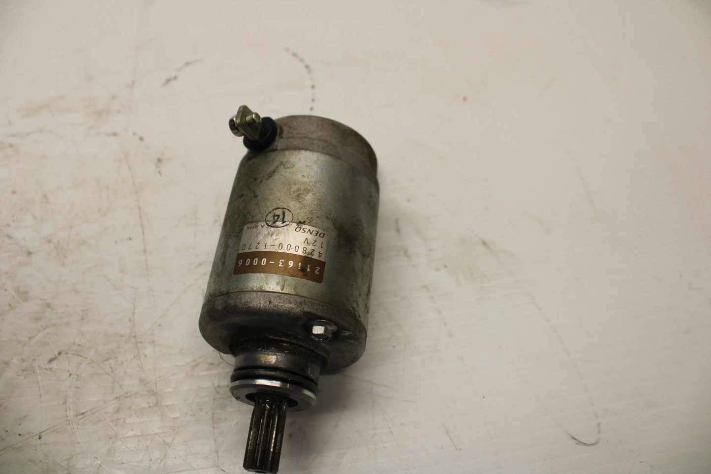 03 KAWASAKI NINJA ZX6RR ZX600K ENGINE STARTING STARTER MOTOR  BB264