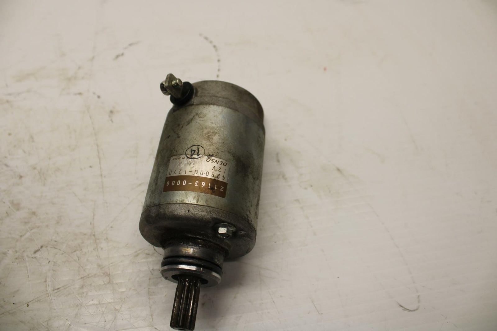 03 KAWASAKI NINJA ZX6RR ZX600K ENGINE STARTING STARTER MOTOR  BB264