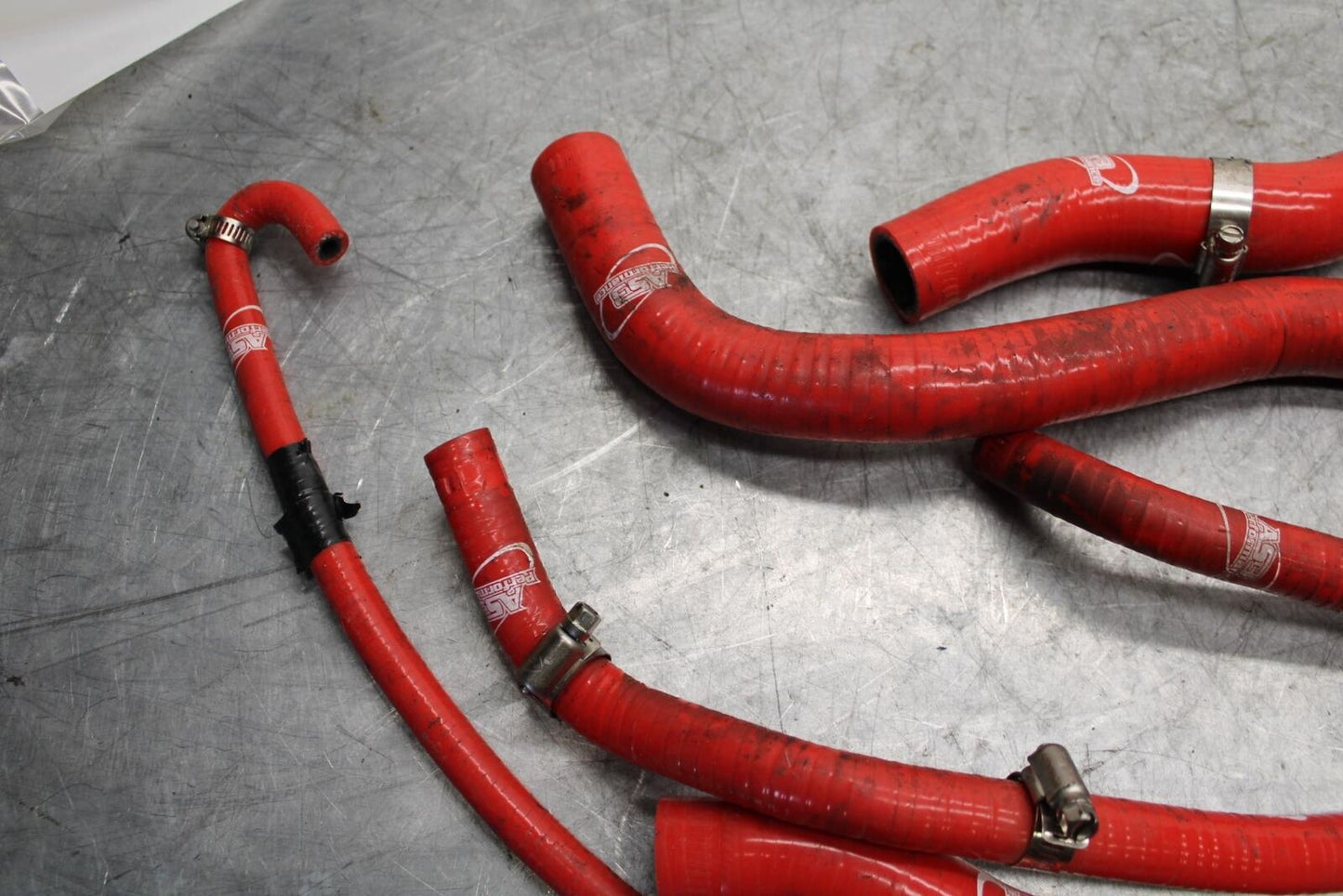 1997 Suzuki GSXR750 SILICONE AS3 RADIATOR HOSES ENGINE COOLANT WATER PIPES BB527
