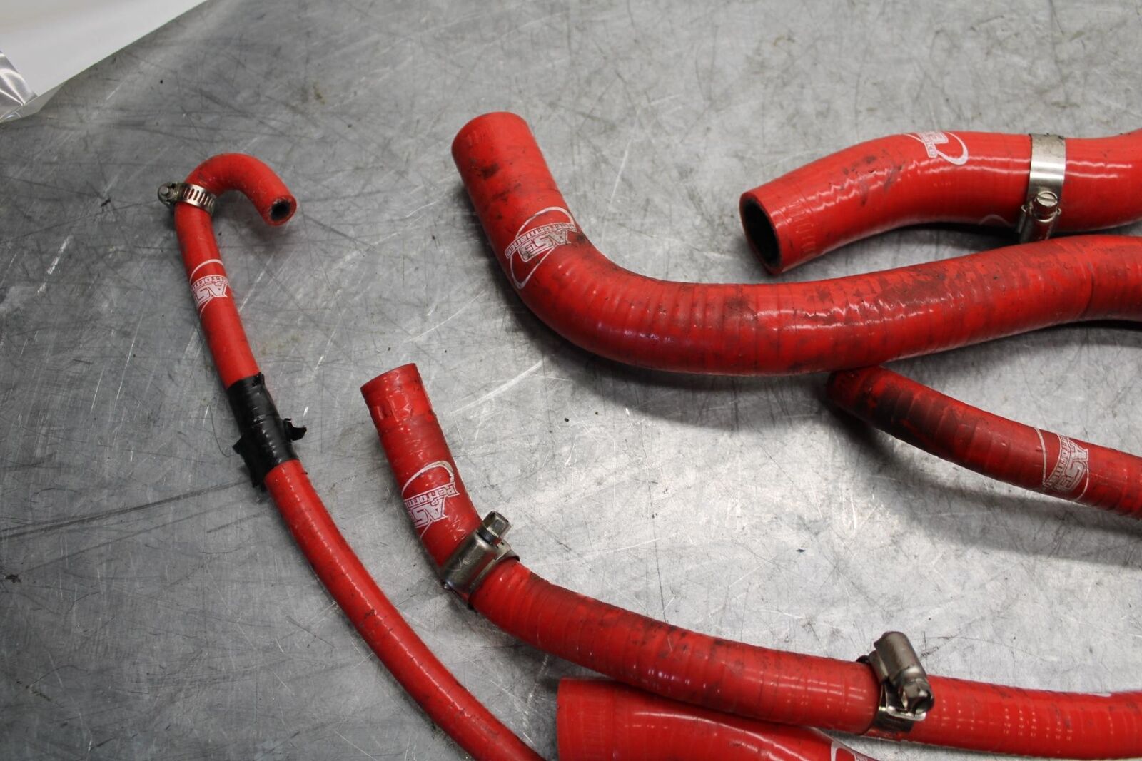 1997 Suzuki GSXR750 SILICONE AS3 RADIATOR HOSES ENGINE COOLANT WATER PIPES BB527