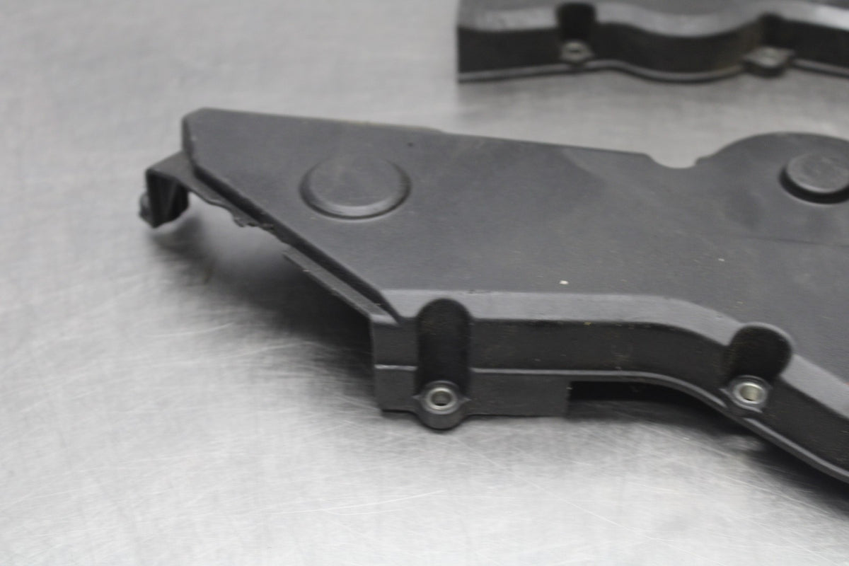 08 DUCATI 1199 PANIGALE ENGINE MOTOR TIMING BELT COVER SET PAIR BB943