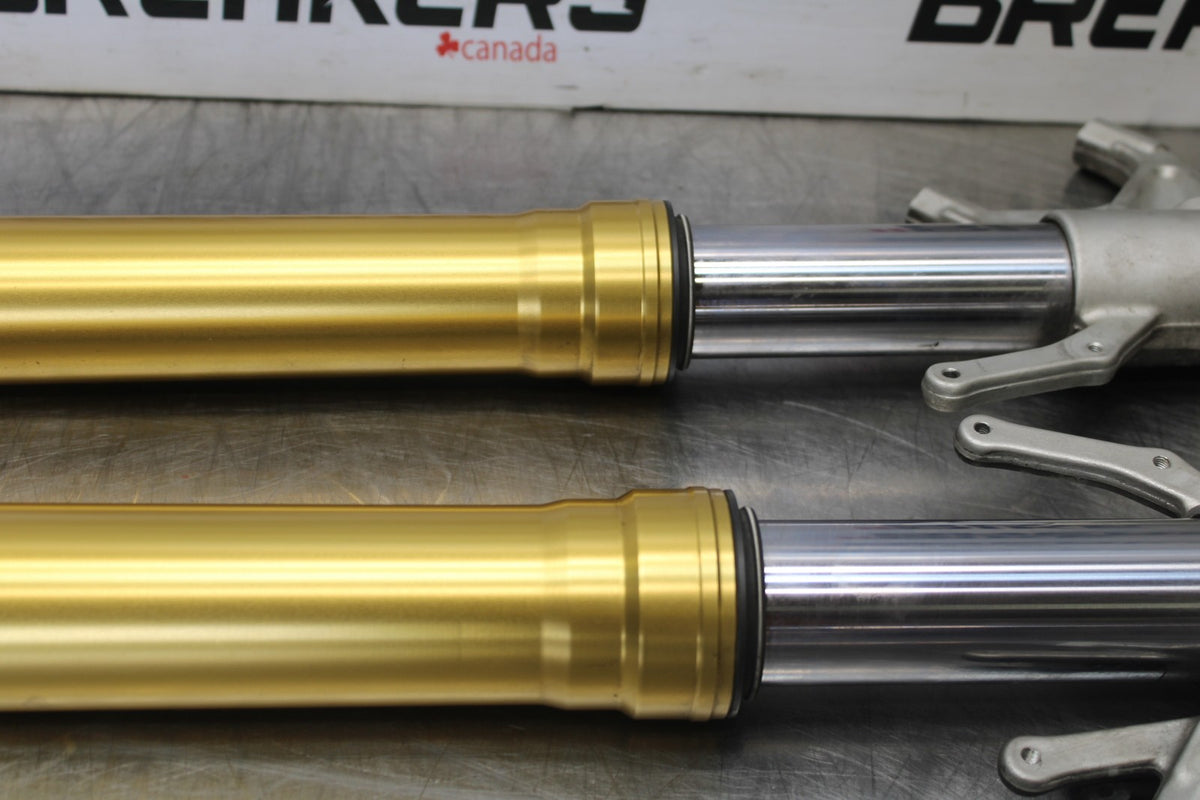 16 APRILIA TUONO V4 1100 FRONT FORKS SHOCK SUSPENSION SET PAIR BB905