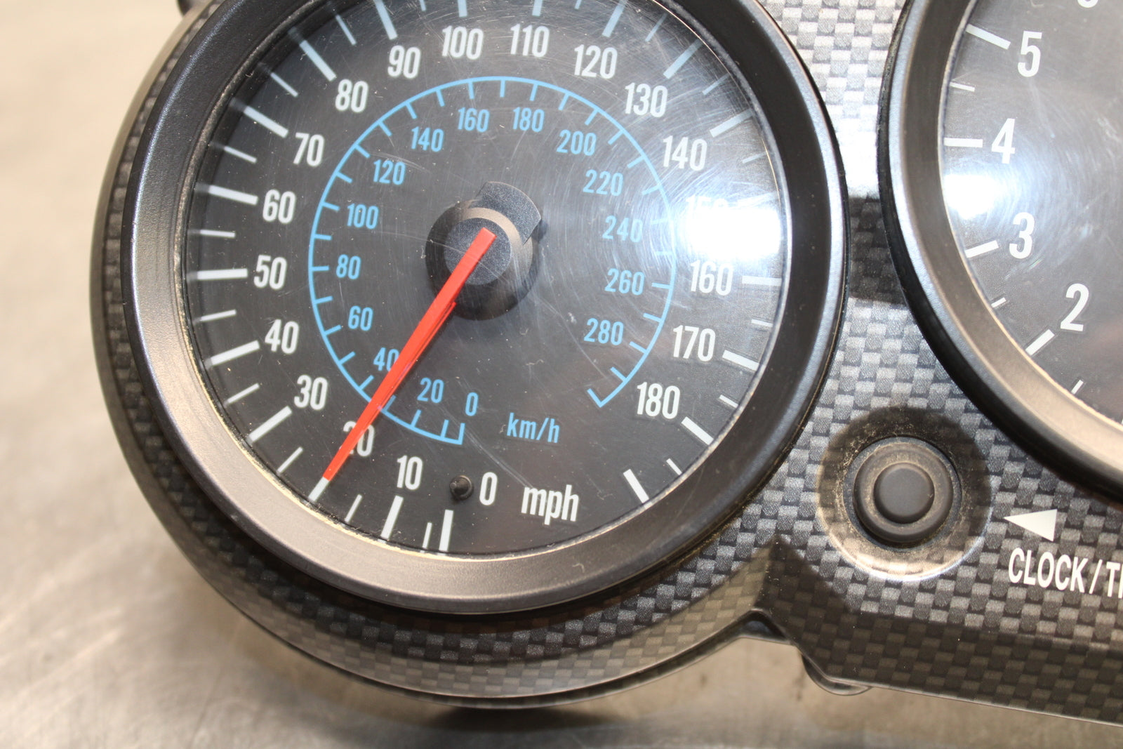 00-05 KAWASAKI NINJA ZX12R SPEEDO TACH GAUGES DISPLAY CLUSTER SPEEDOMETER BB121