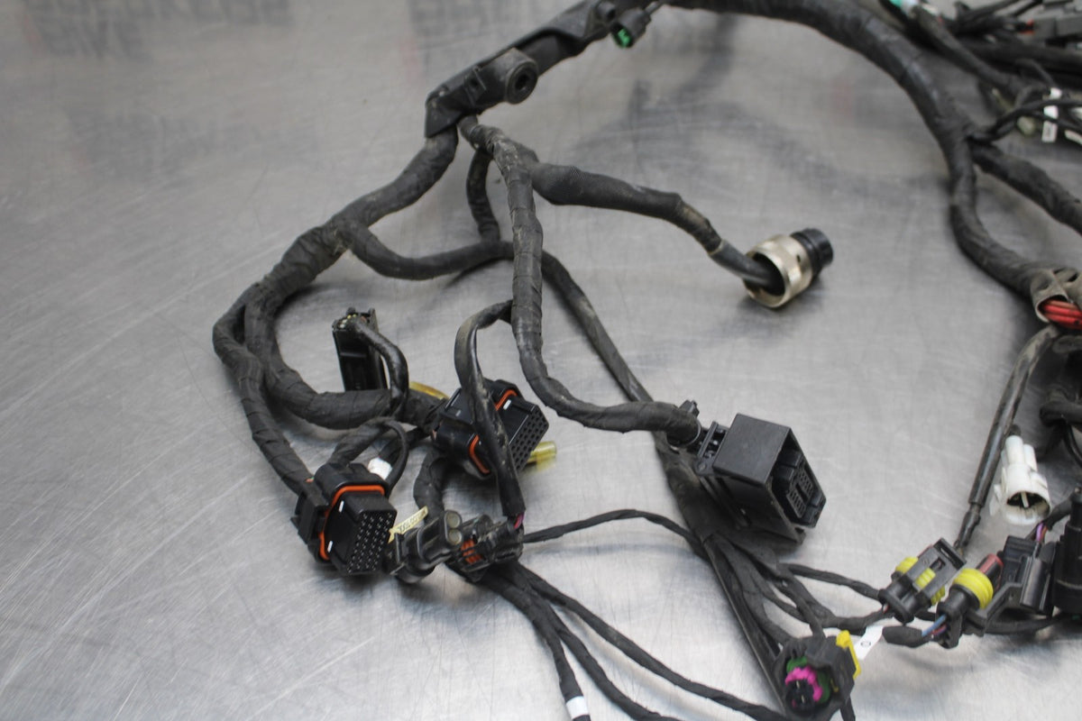 16 DUCATI 959 PANIGALE MAIN ENGINE WIRING HARNESS MOTOR WIRE LOOM BB912