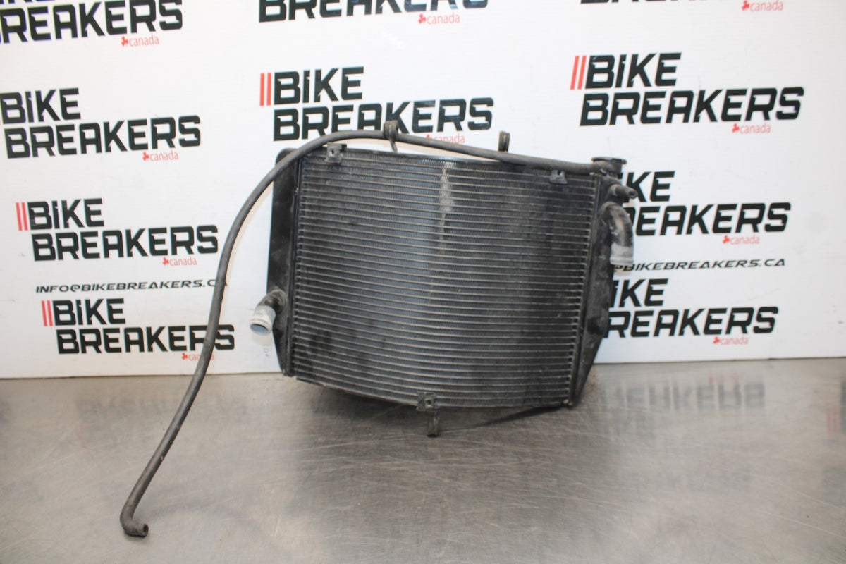 07-08 KAWASAKI NINJA ZX6R ENGINE RADIATOR MOTOR COOLER COOLING RADIATER BB855