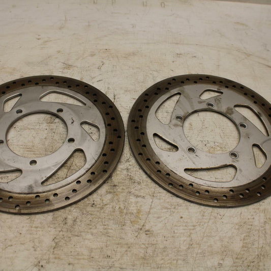 05-09 SUZUKI BOULEVARD C90 FRONT LEFT RIGHT BRAKE ROTORS DISCS BB357
