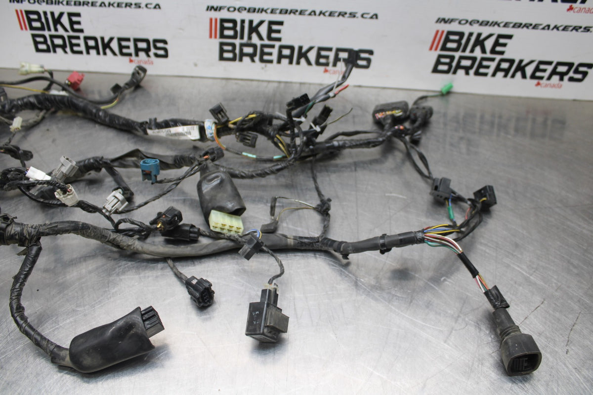 08 KAWASAKI NINJA 650 EX650 MAIN ENGINE WIRING HARNESS MOTOR WIRE LOOM BB797