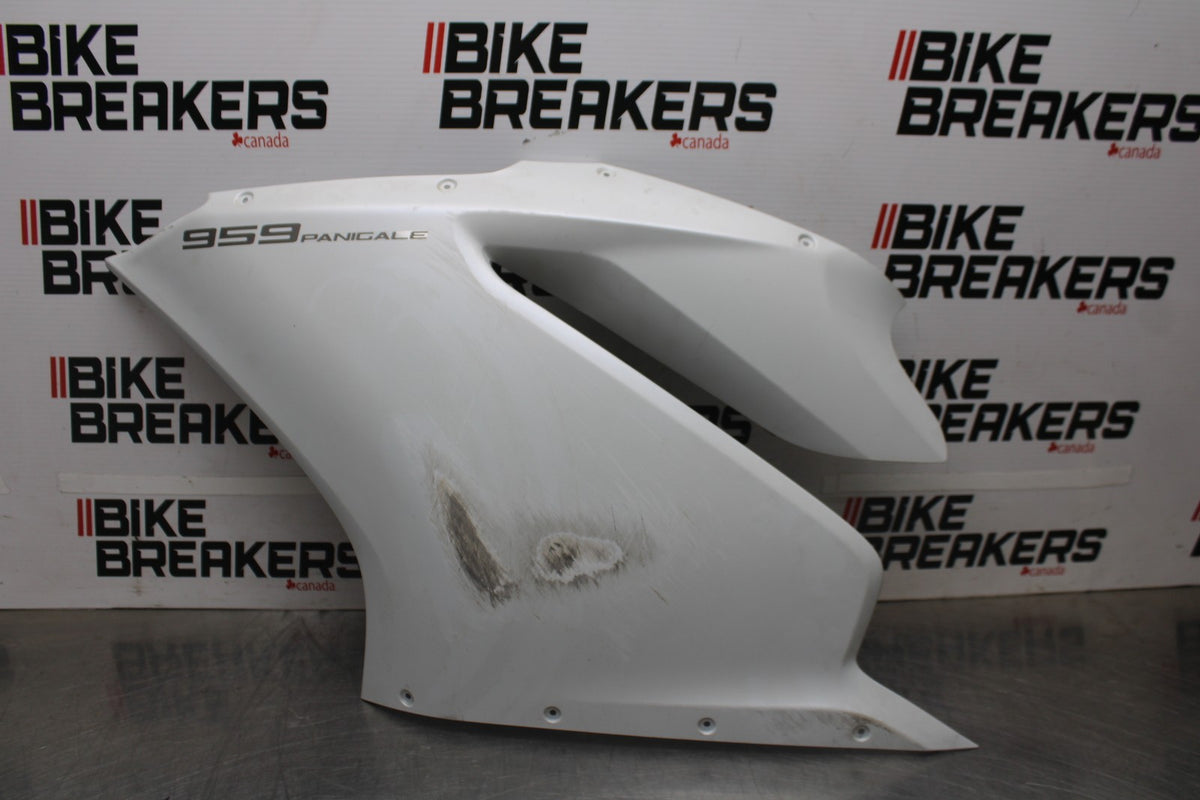 16 DUCATI 959 PANIGALE LEFT MID UPPER SIDE FAIRING COWL PLASTIC BB912