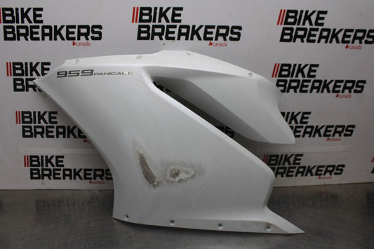 16 DUCATI 959 PANIGALE LEFT MID UPPER SIDE FAIRING COWL PLASTIC BB912