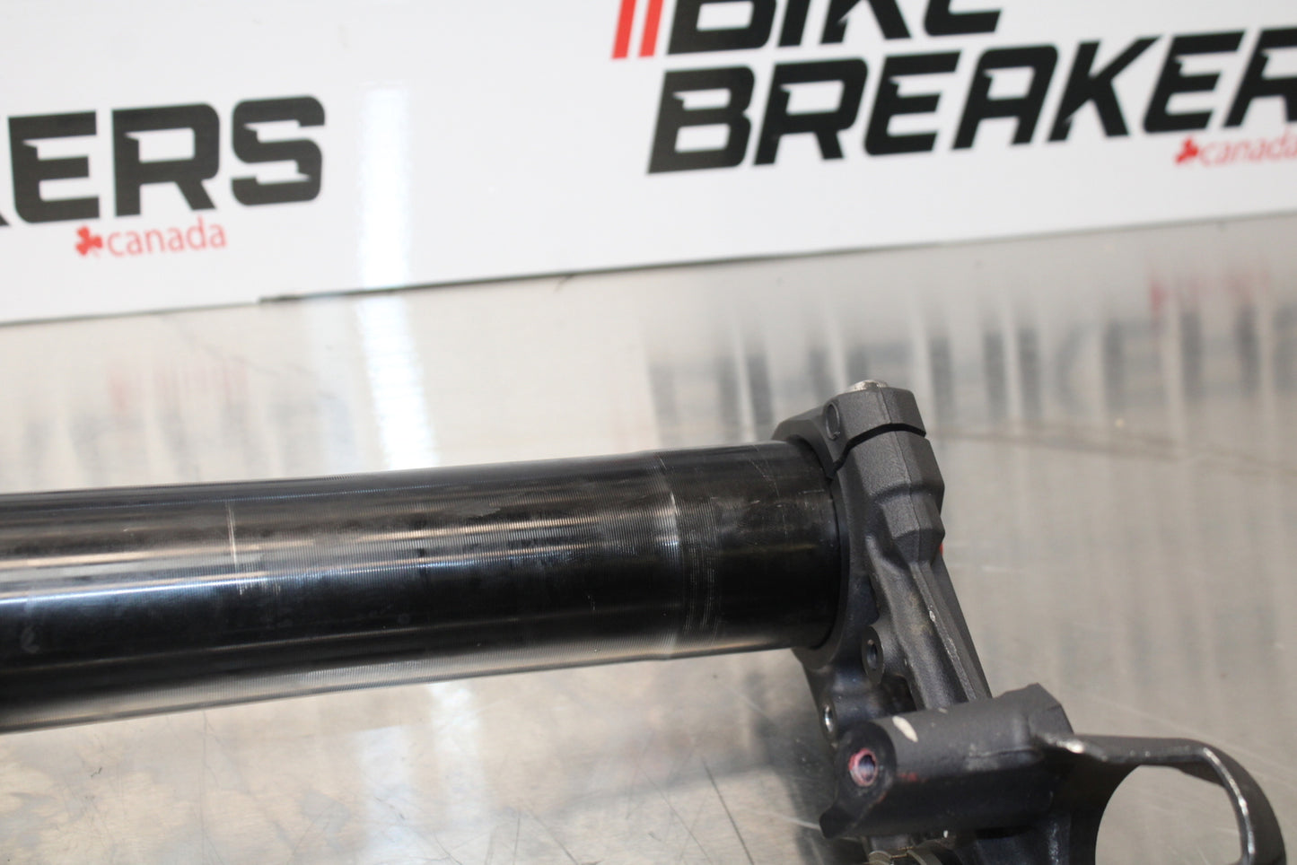 13-18 KAWASAKI NINJA ZX6R COMPLETE FRONT END FORKS SUSPENSION TRIPLE TREE BB143