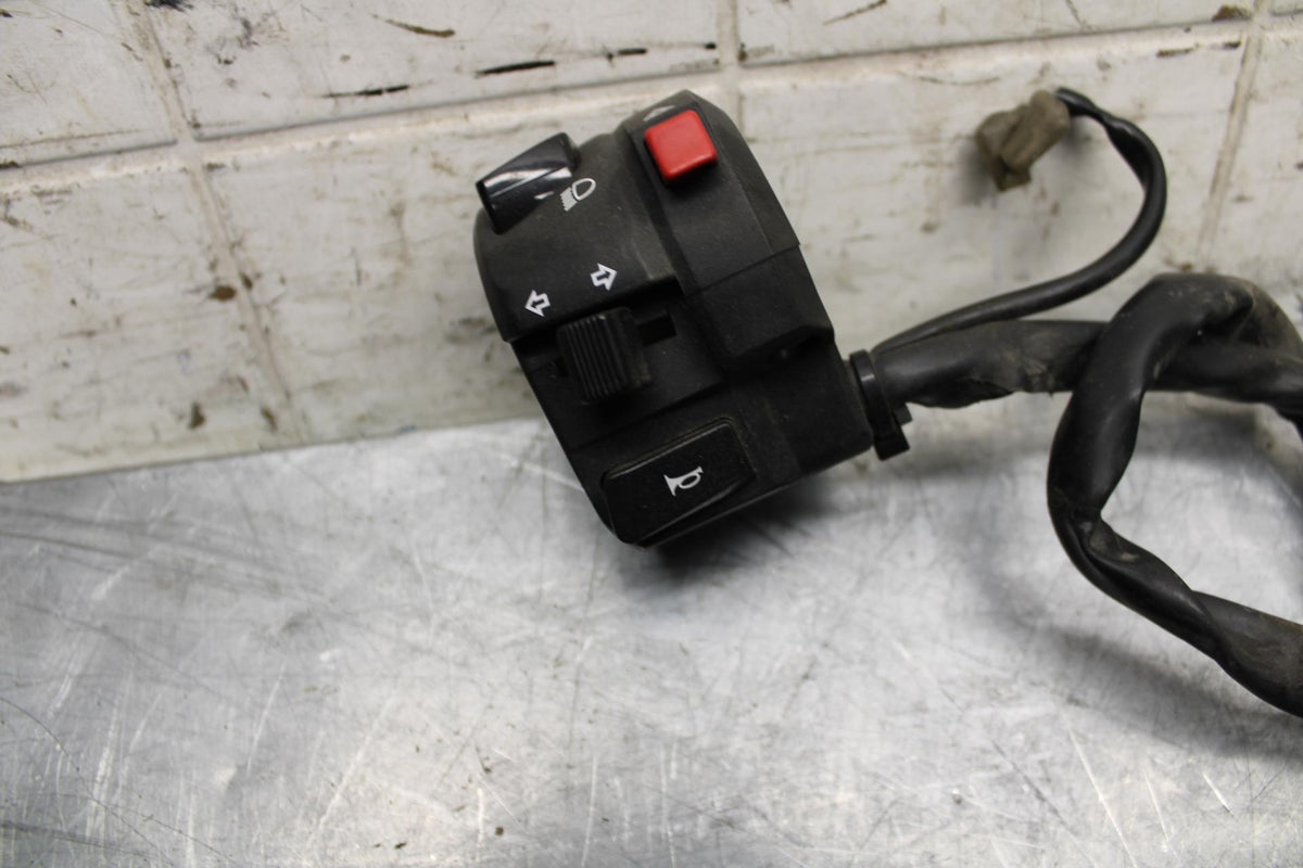 2008 Suzuki GSXR1000 LEFT CLIP ON HANDLE HORN SIGNALS SWITCH SWITCHES BB519