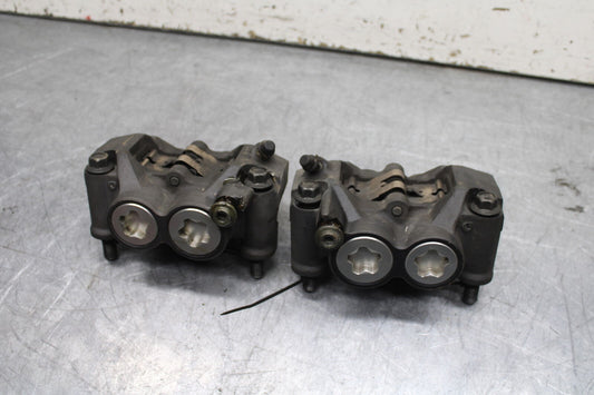 06 YAMAHA YZF R6 RIGHT LEFT FRONT BRAKE CALIPER SET PAIR CALIPERS BB716