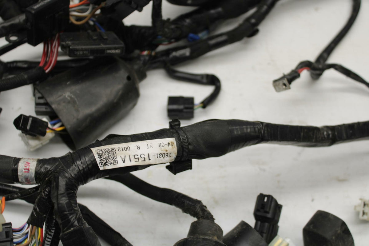 13-18 KAWASAKI NINJA ZX6R MAIN ENGINE WIRING HARNESS MOTOR WIRE LOOM BB353