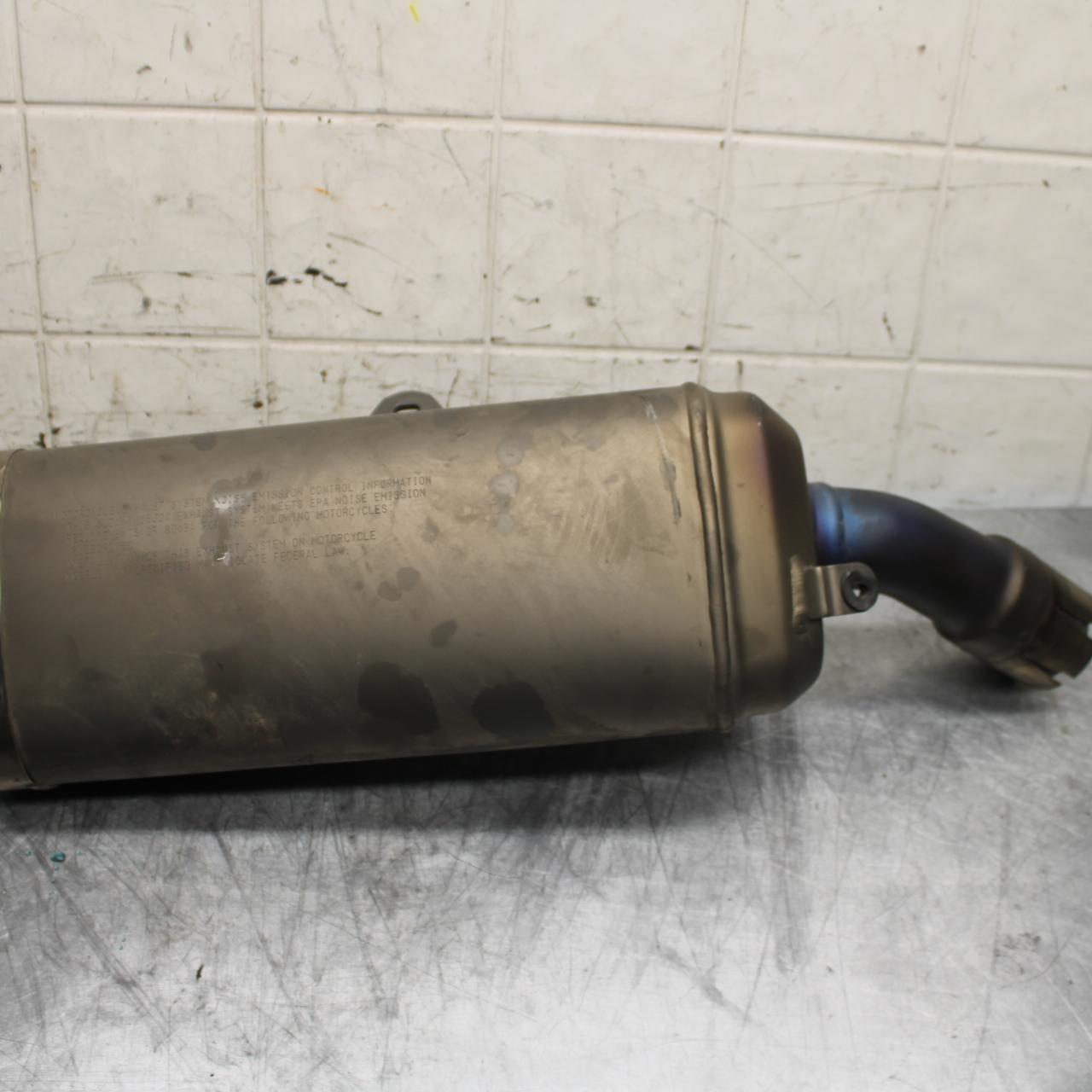 11-21 SUZUKI GSXR750 EXHAUST PIPE MUFFLER SLIP ON CAN SILENCER BB492