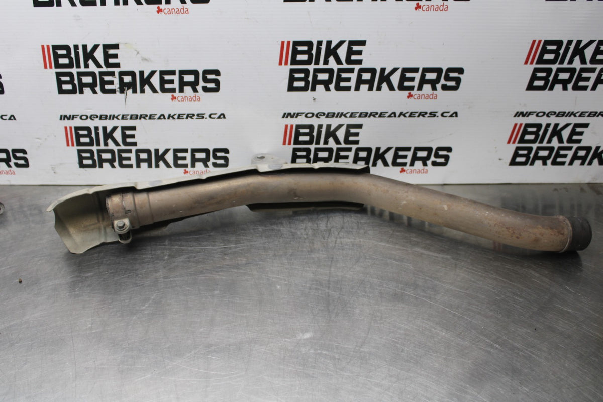 07-08 KAWASAKI NINJA ZX6R EXHAUST MIDPIPE MID MIDDLE PIPE BB855