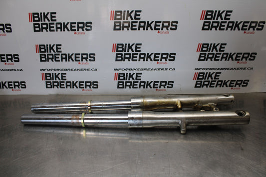 03-08 KAWASAKI VULCAN 1600 FRONT FORKS SHOCK SUSPENSION SET PAIR BB196