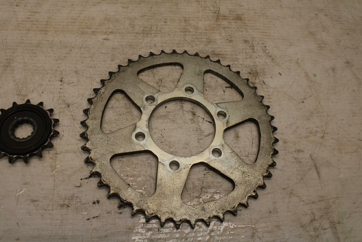 11-12 KAWASAKI NINJA 400 EX400 C REAR FRONT SPROCKET BB358