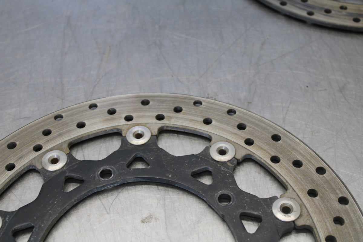 05 YAMAHA YZF R6 FRONT LEFT RIGHT BRAKE ROTORS DISCS BB894