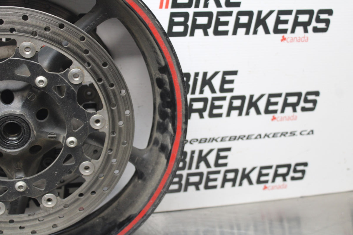 05 YAMAHA YZF R6 FRONT WHEEL FRONT RIM & ROTORS BB814