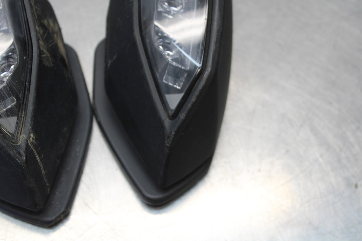15-17 YAMAHA YZF R1 REAR VIEW MIRROR SET PAIR MIRRORS BB190