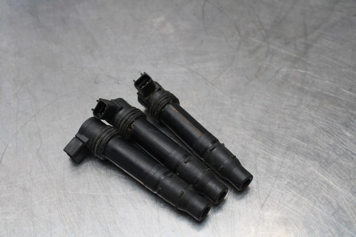 2007 Kawasaki Ninja ZX6R ZX600P IGNITION COILS COIL SPARK PLUG CAPS BB175