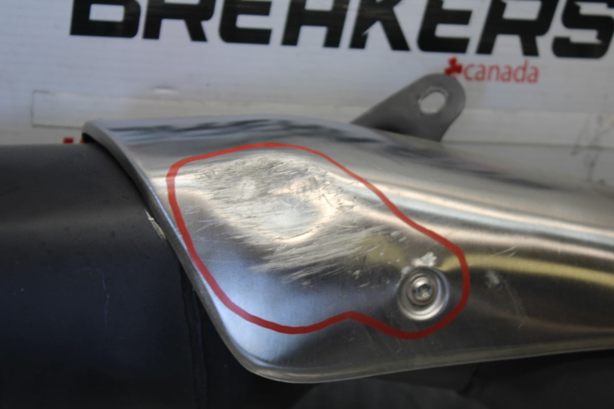 16 APRILIA TUONO V4 1100 EXHAUST PIPE MUFFLER SLIP ON CAN SILENCER BB905
