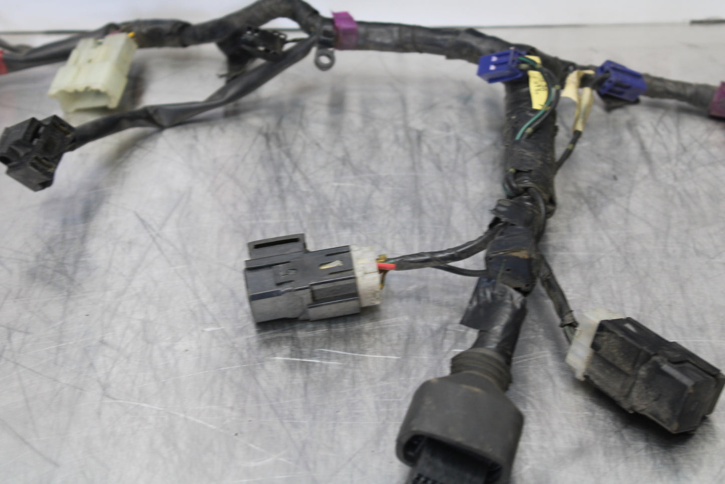 07-08 YAMAHA YZF R1 HEADLIGHT SPEEDO GAUGES WIRING HARNESS WIRE LOOM BB160