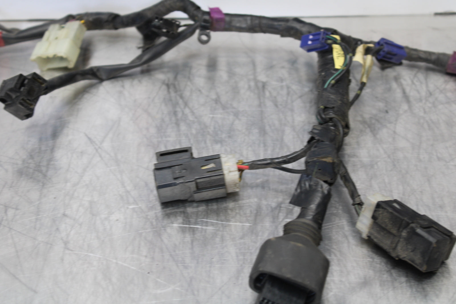 07-08 YAMAHA YZF R1 HEADLIGHT SPEEDO GAUGES WIRING HARNESS WIRE LOOM BB160