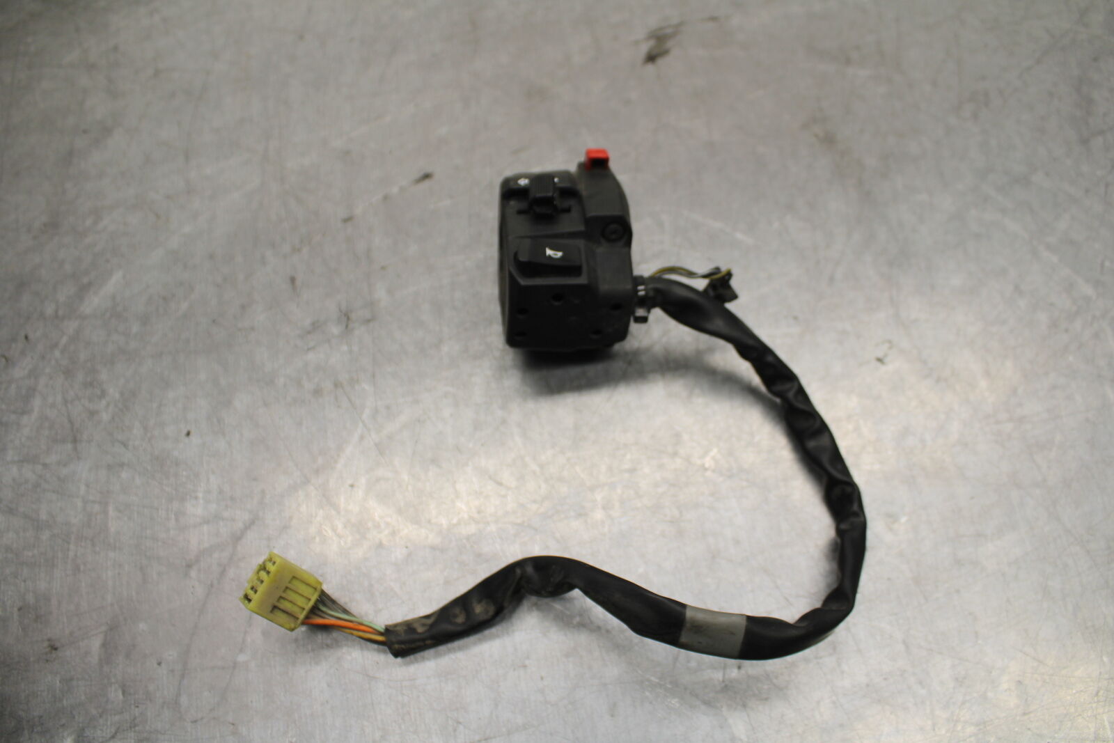 08-09 SUZUKI GSXR600 LEFT CLIP ON HANDLE HORN SIGNALS SWITCH SWITCHES BB728