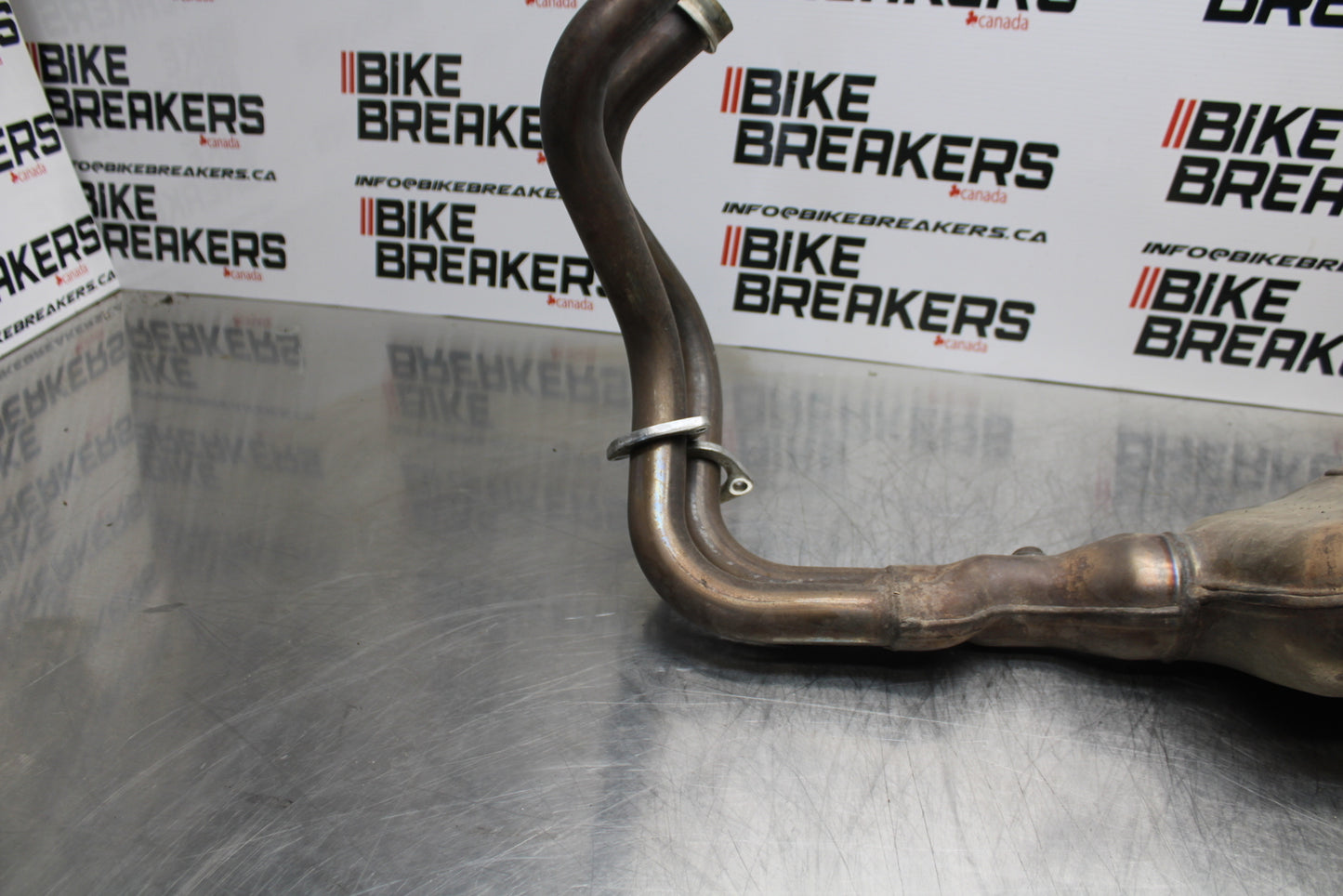 14-17 YAMAHA FZ07 FULL EXHAUST SYSTEM HEADERS PIPE MUFFLER BB162