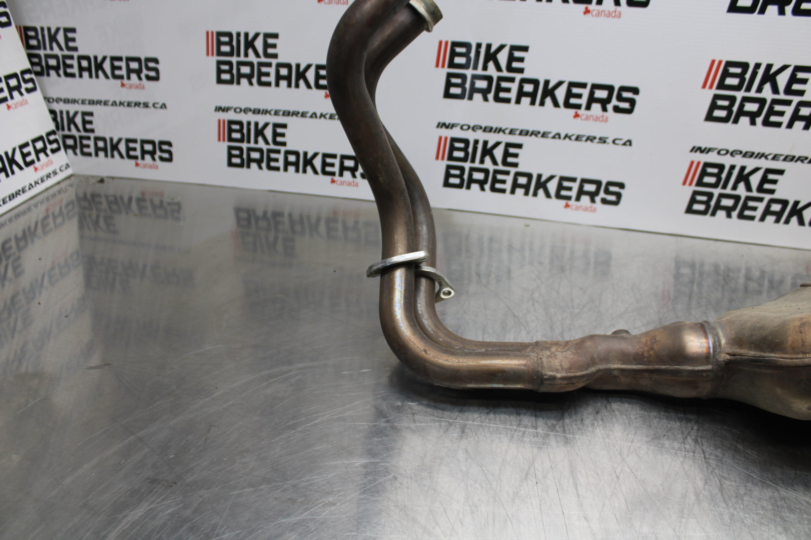 14-17 YAMAHA FZ07 FULL EXHAUST SYSTEM HEADERS PIPE MUFFLER BB162
