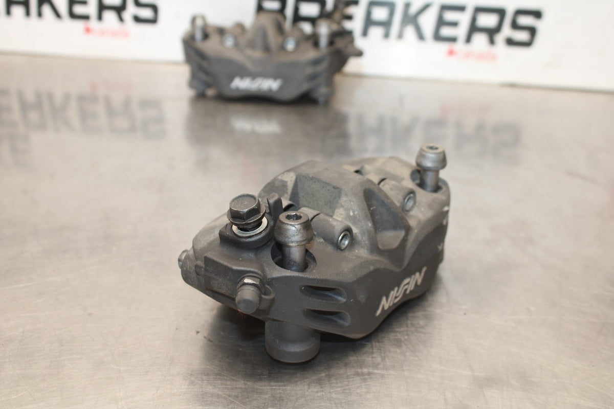 08-09 KAWASAKI NINJA ZX14R RIGHT LEFT FRONT BRAKE CALIPER SET PAIR BB932
