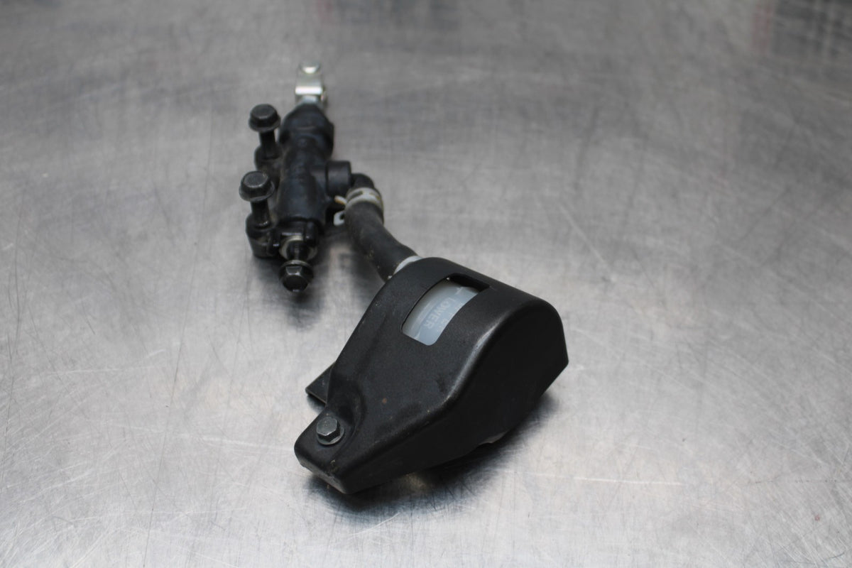 08 KAWASAKI VULCAN 900 REAR BACK BRAKE MASTER CYLINDER W RESERVOIR BB184