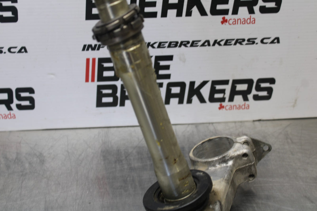 07-08 KAWASAKI NINJA ZX6R FRONT FORKS CLAMP LOWER TRIPLE TREE STEM BB203