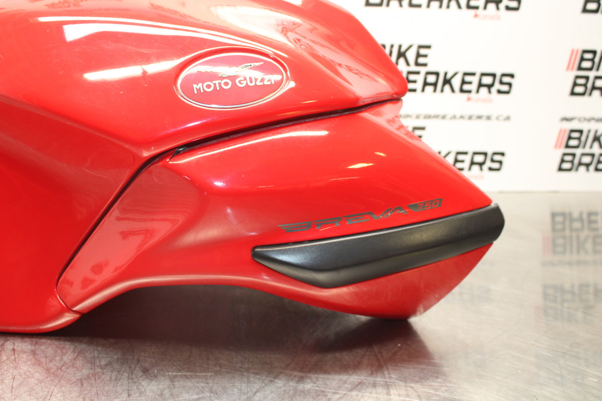 08 MOTO GUZZI BREVA 750 GAS TANK FUEL CELL PETROL RESERVOIR BB154