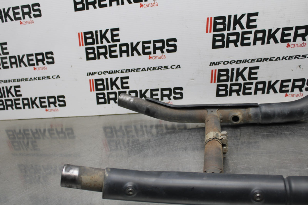 19 MOTO GUZZI V7 III EXHAUST HEADER PIPES MANIFOLD BB831