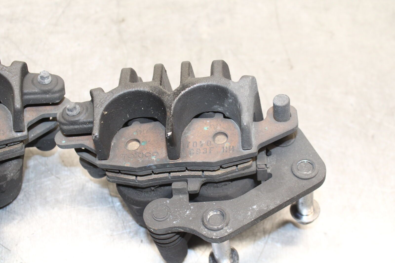 14-15 KAWASAKI NINJA 650 EX650F ABS RIGHT LEFT FRONT BRAKE CALIPER PAIR BB741 