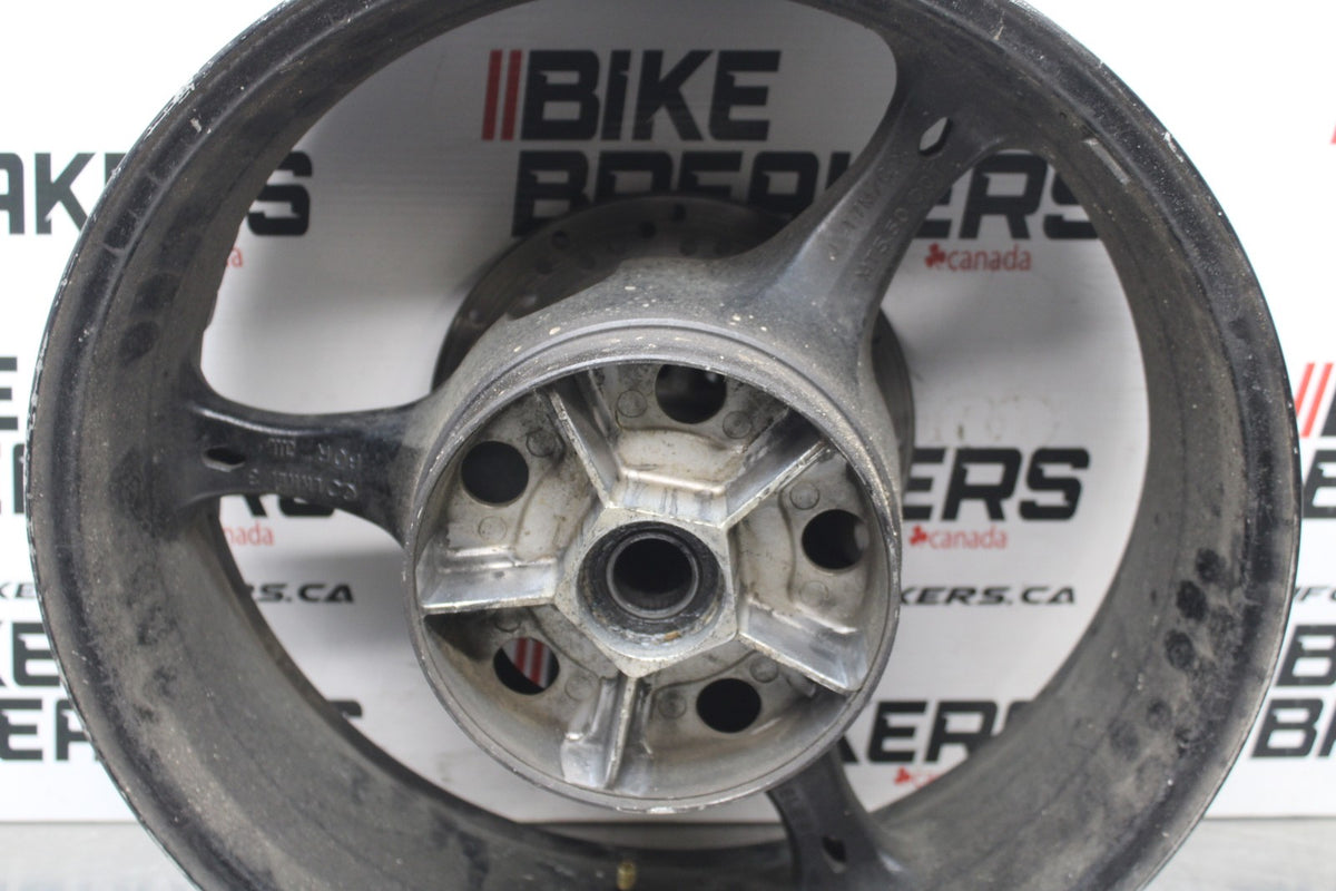 06-07 SUZUKI GSXR750 REAR WHEEL BACK RIM & ROTOR BB863