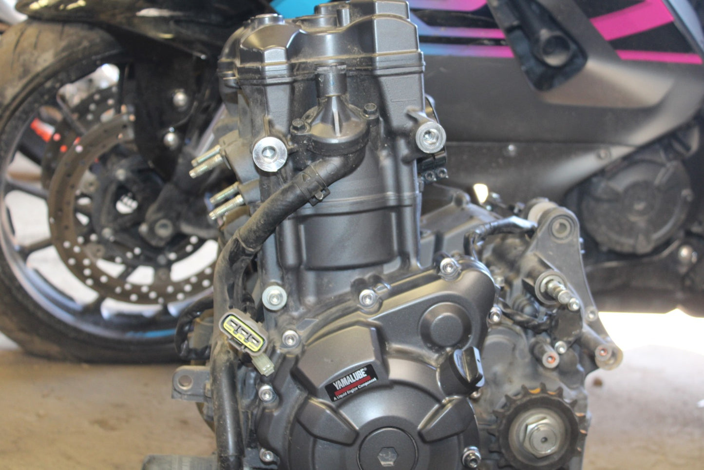 22-25 YAMAHA YZF R7 ONLY 9887KM!! ENGINE MOTOR  BB176