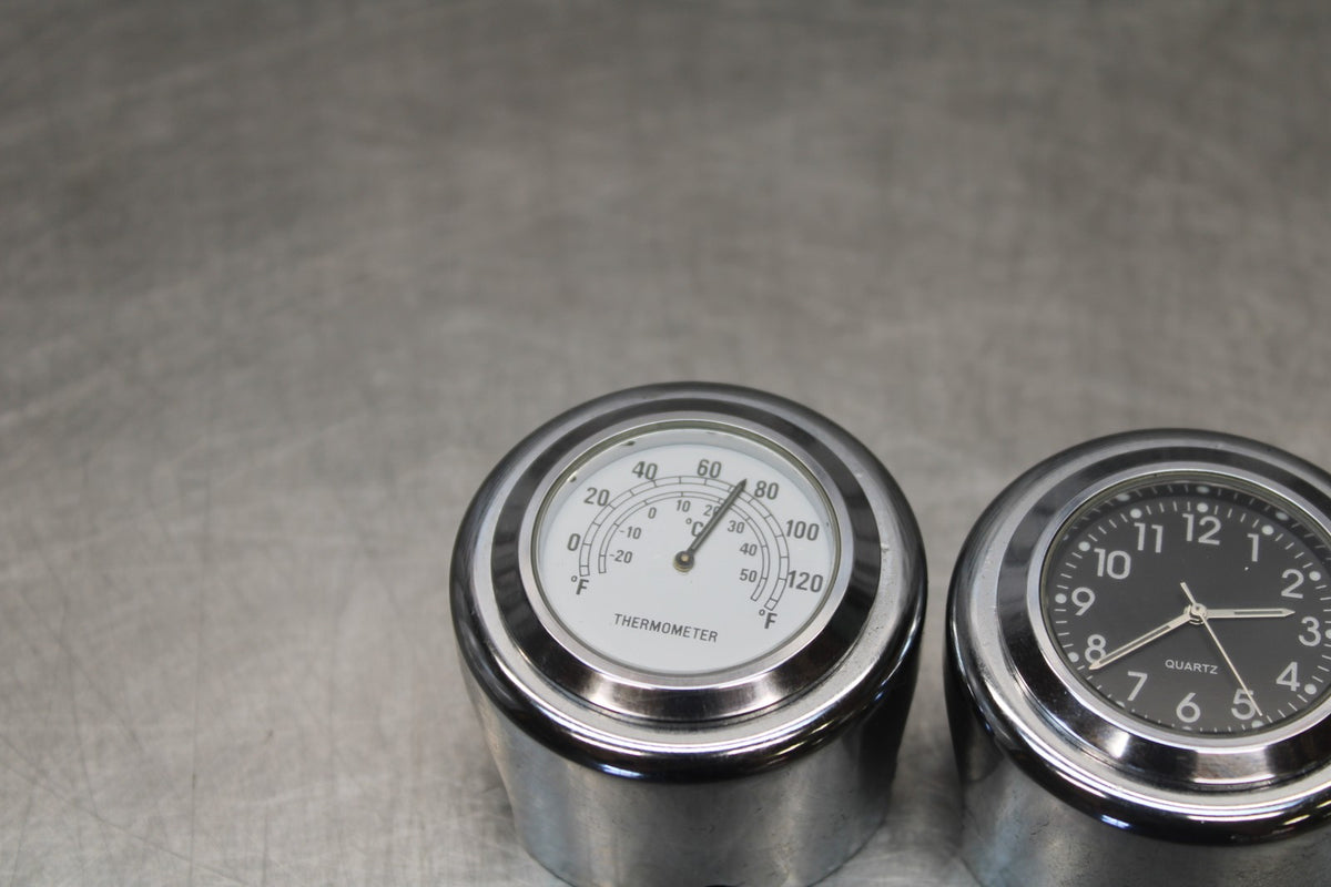 05-09 SUZUKI BOULEVARD C90 CLOCK TEMP GAUGES METER SET PAIR BB918