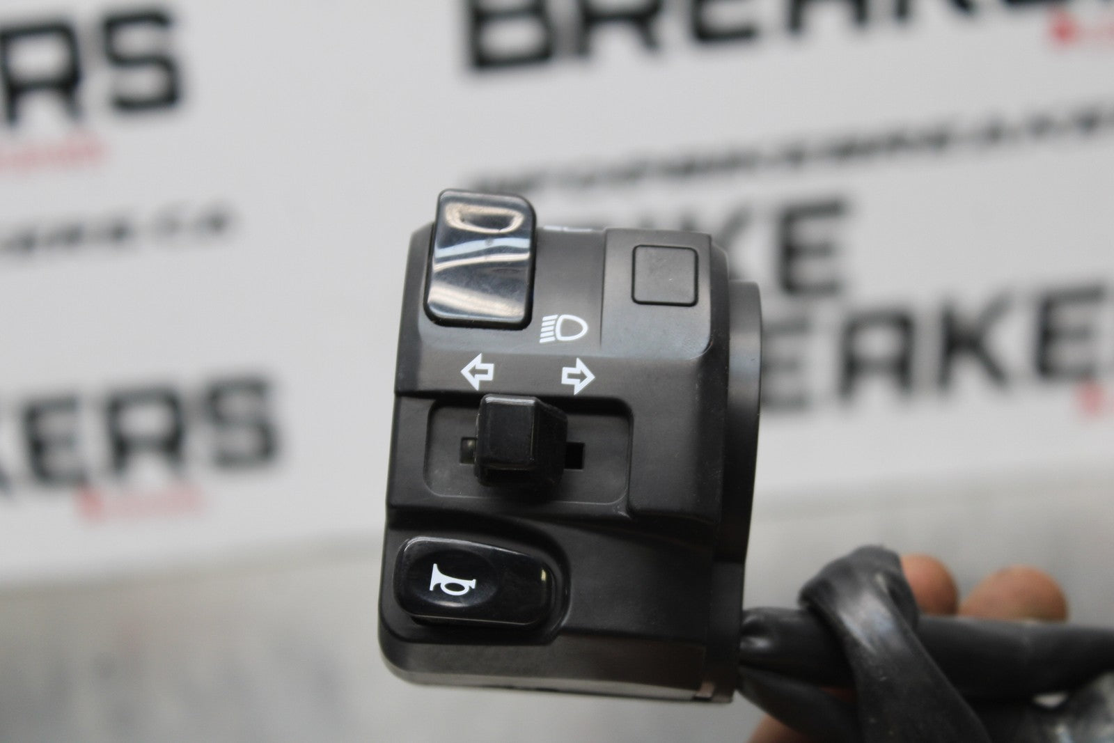 13-17 KAWASAKI NINJA 300 EX300 ABS LEFT CLIP ON HORN SIGNALS SWITCH BB187