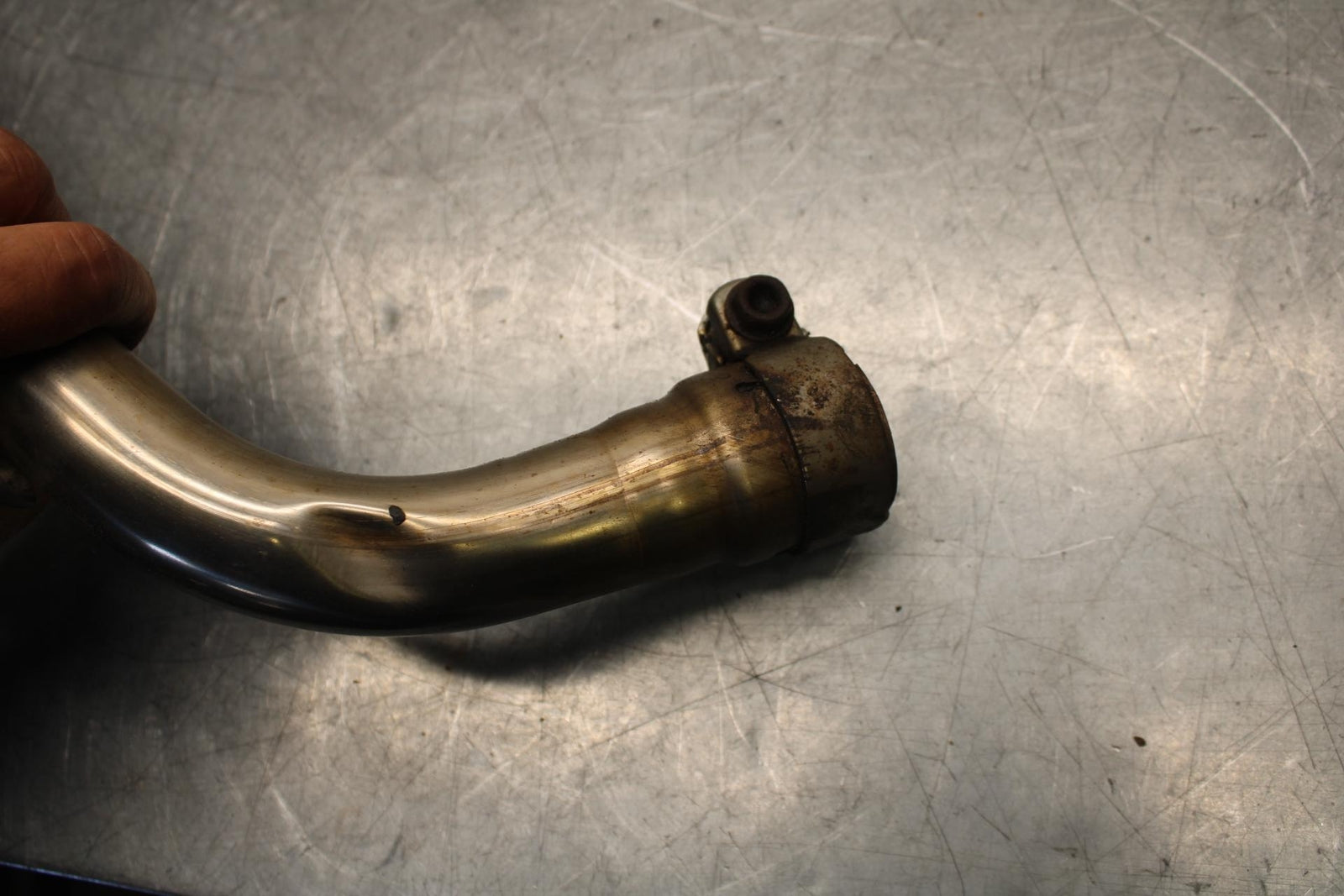 2008 Honda CBF1000 EXHAUST PIPE MUFFLER SLIP ON CAN SILENCER BB641