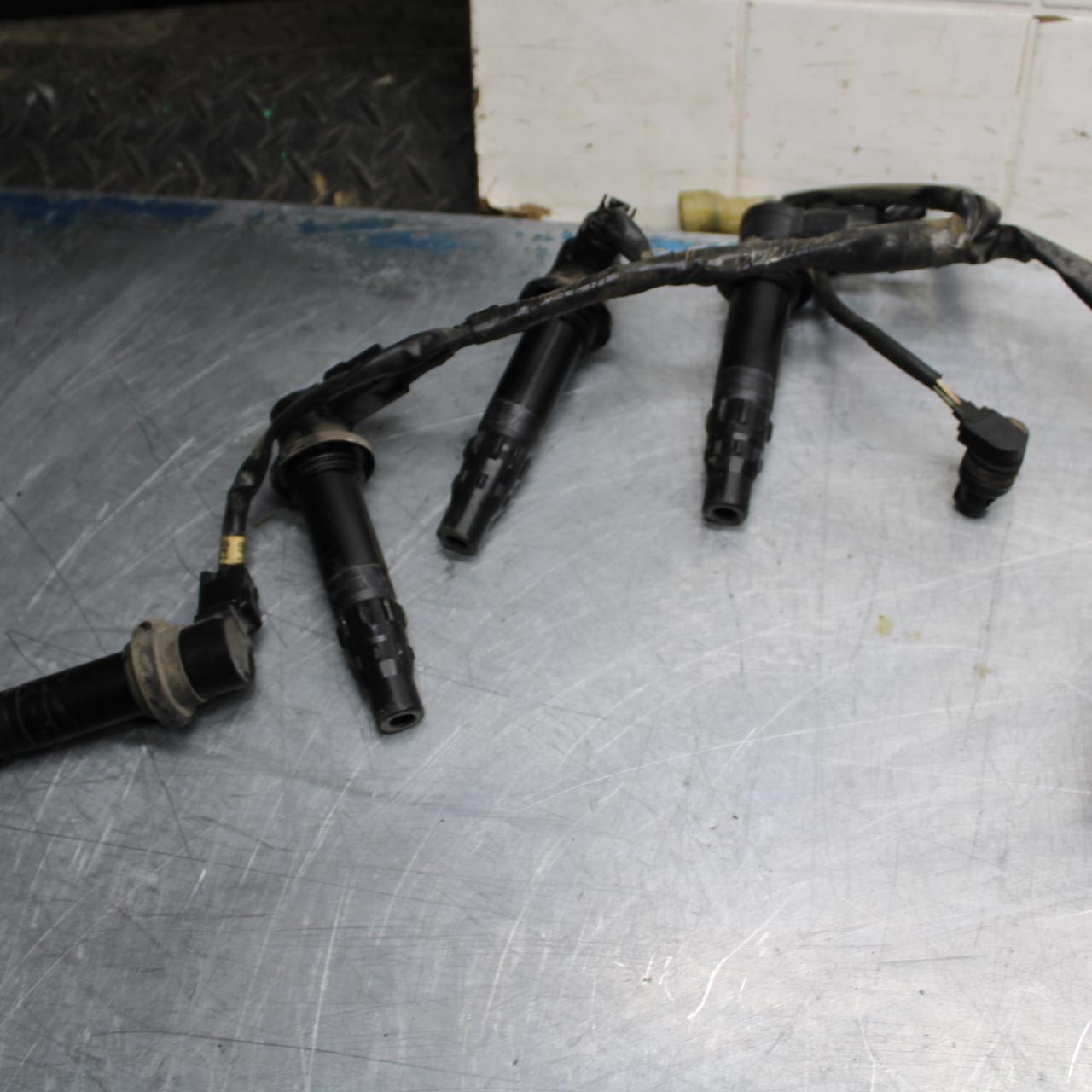 09-14 YAMAHA YZF R1 IGNITION COIL SET  HARNESS WIRE LOOM 14B-82309-00-00 BB471 